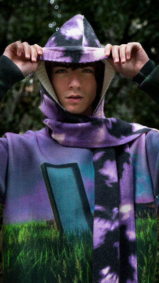 "Somna" Hood Scarf - Maison Bon Voyage